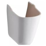 Pinoir Bathroom Sink Shroud in White