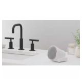 Purist 8-in Widespread Faucet, Matte Black