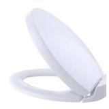 Oval SoftClose Elongated Toilet Seat, White