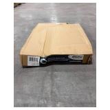 Elongated Open Front Toilet Seat, White