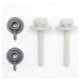 Elongated Enameled Wood Toilet Seat, Biscuit