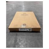 Elongated Enameled Wood Toilet Seat, Biscuit