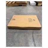 Elongated Enameled Wood Toilet Seat, Biscuit