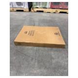 Elongated Enameled Wood Toilet Seat, Biscuit