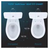 TOTO SoftClose Elongated Toilet Seat