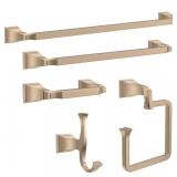 Dryden 24-in Towel Bar Champagne Bronze