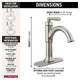 Delta Saylor Stainless Sink Faucet with Drain