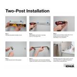 KOHLER Purist 24-in Towel Bar Ni