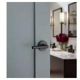 Milan Matte Black Privacy Bed/Bath Door Handle