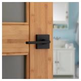 Halifax Matte Black Privacy Door Handle