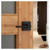 Halifax Matte Black Privacy Door Handle