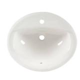 Aqualyn Self-Rimming Bathroom Sink in White