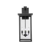 Barkeley 4-Light Outdoor Pendant, Black