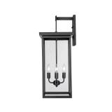 Barkeley 4-Light Outdoor Pendant, Black