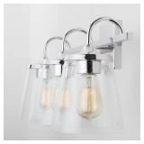 Jayne 24" Chrome 3-Light Vanity