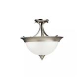 Dover 15.5 in. 3-Light Hallway Ceiling Light