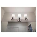 Oslo 3-Light Brushed Nickel Vanity Light