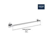 Essentials 24 in. Towel Bar StarLight Chrome
