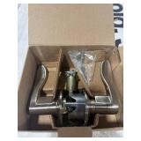 Accent Satin Nickel Door handle Keyed Entry