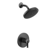 Moen Cia Matte Black 1-Handle Shower Faucet