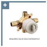 Moen Cia Matte Black 1-Handle Shower Faucet