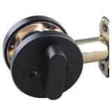 Miseno Elkton Single Cylinder Deadbolt - Brass