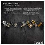 KOHLER Matte Black Pot Filler Kitchen Faucet