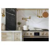 KOHLER Matte Black Pot Filler Kitchen Faucet