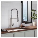 Purist Single-Handle Sink Faucet in Stainless