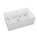 Fireclay 30in Farmhouse Sink Kit