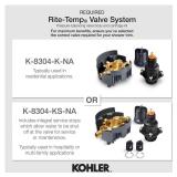 KOHLER Vibrant Brushed Brass Faucet Handle