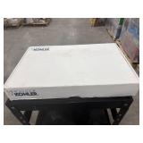 Brushed Moderne Brass Single-Handle Faucet