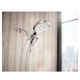 Verso 8-Spray 7 in. Dual Shower Head, Chrome