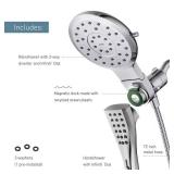 Verso 8-Spray 7 in. Dual Shower Head, Chrome