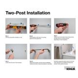 Purist 24 in. Towel Bar, Brushed Nickel