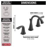 Lahara 8" Widespread Faucet, Venetian Bronze