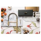 Moen Align Brushed Gold Touchless Kitchen Faucet