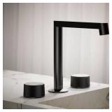 Matte Black Bathroom Sink Handles, Oil Design