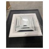 Proselect Psa4wxx 8x8 Aluminum 4-Way Diffuser