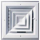 Proselect Psa4wxx 8x8 Aluminum 4-Way Diffuser