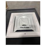 Proselect Psa4wxx 8x8 Aluminum 4-Way Diffuser