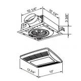 Broan Lp510rsl Lo-Profile Dc 50 - White