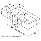 F403623 36" Under-Cabinet Fan Black