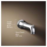 Tone Wall-Mount Tub Spout - Vibrant Chrome