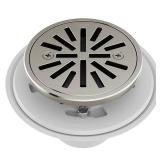 Delta 4-in Tile-In Brass Shower Drain - Sta