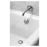 Clearflo Brass Toe Tap Bath Drain - Nickel