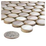 Affinity Tile Hudson Penny Dove Grey Mosaic