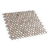 Affinity Tile Hudson Penny Dove Grey Mosaic