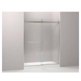 Levity Frameless Shower Door 59.6x74 H