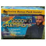 2022 Upper Deck Goodwin Champions Blaster Box Brand New Factory Sealed Blaster Box!